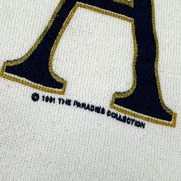 Vintage Tultex 1991 Paradies Collection Connecticut USA Crew Neck - Size Medium - Picture 3 of 7